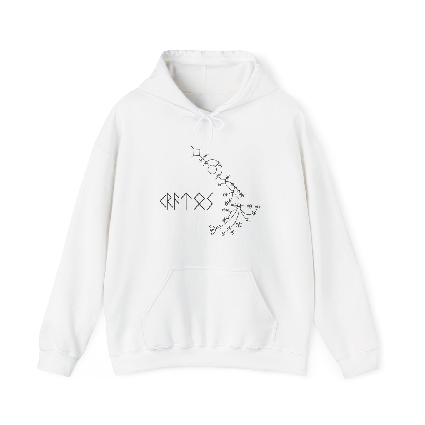 Kratos Runes Design - Hooded Sweatshirt