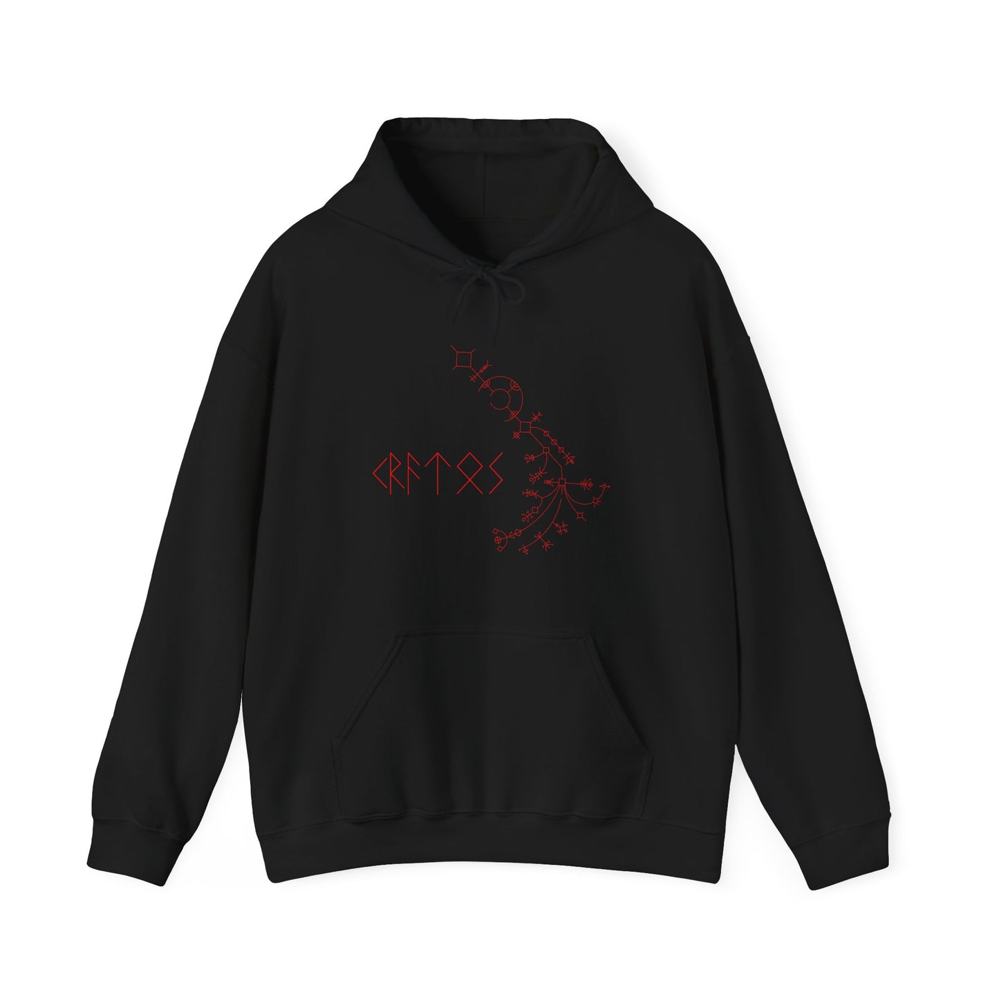 Kratos Runes Design - Hooded Sweatshirt